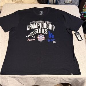 2021 NLCS Black Championship Series T-Shirt